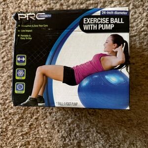 PR Strength Exercise Ball with Pump